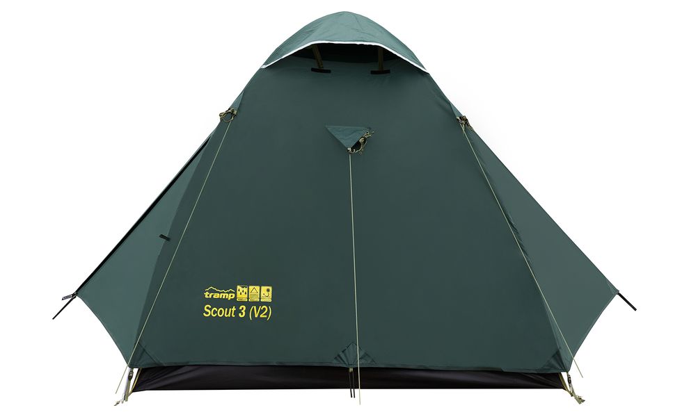 3-місний намет Tramp Scout 3 V2: двошаровий, Кількість місць: 3, Колір: Green, зображення 9