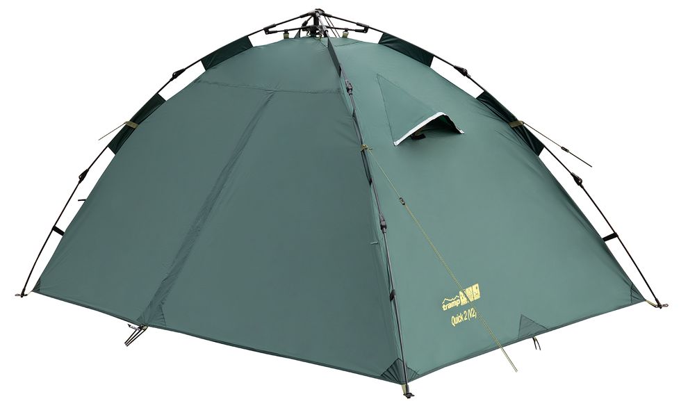 2-місний автоматичний намет Tramp Quick 2 V2: двошаровий, Кількість місць: 2, Колір: Green, зображення 3
