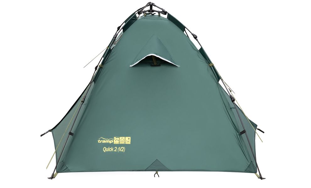 2-місний автоматичний намет Tramp Quick 2 V2: двошаровий, Кількість місць: 2, Колір: Green, зображення 4