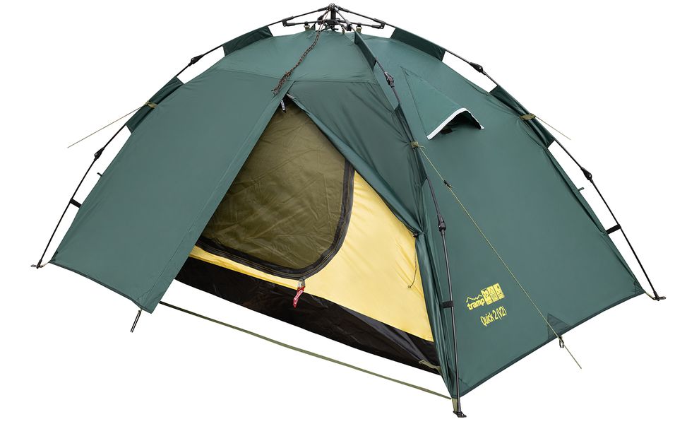 2-місний автоматичний намет Tramp Quick 2 V2: двошаровий, Кількість місць: 2, Колір: Green, зображення 7