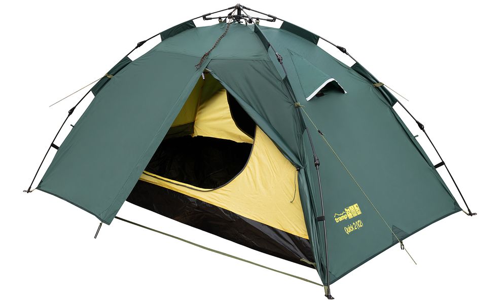 2-місний автоматичний намет Tramp Quick 2 V2: двошаровий, Кількість місць: 2, Колір: Green, зображення 9