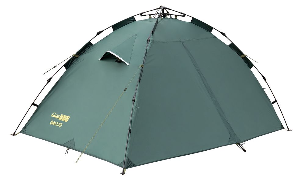 3-місний автоматичний намет Tramp Quick 3 V2: двошаровий, Кількість місць: 3, Колір: Green, зображення 5