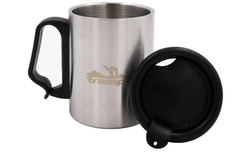 Туристична термочашка з кришкою Tramp UTRC-020 (Metal) на 350 мл, нержавіюча сталь, Об'єм: 350, Колір: Metal, зображення 3