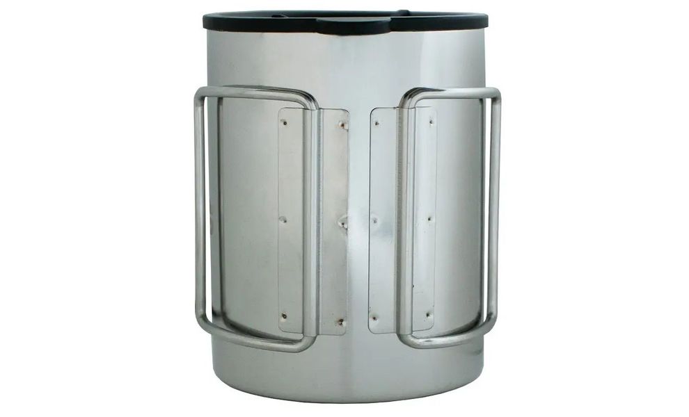 Туристична термочашка з кришкою та складною ручкою Tramp UTRC-137 (Metal) на 400 мл, нержавіюча сталь, Об'єм: 400, Колір: Metal, зображення 5