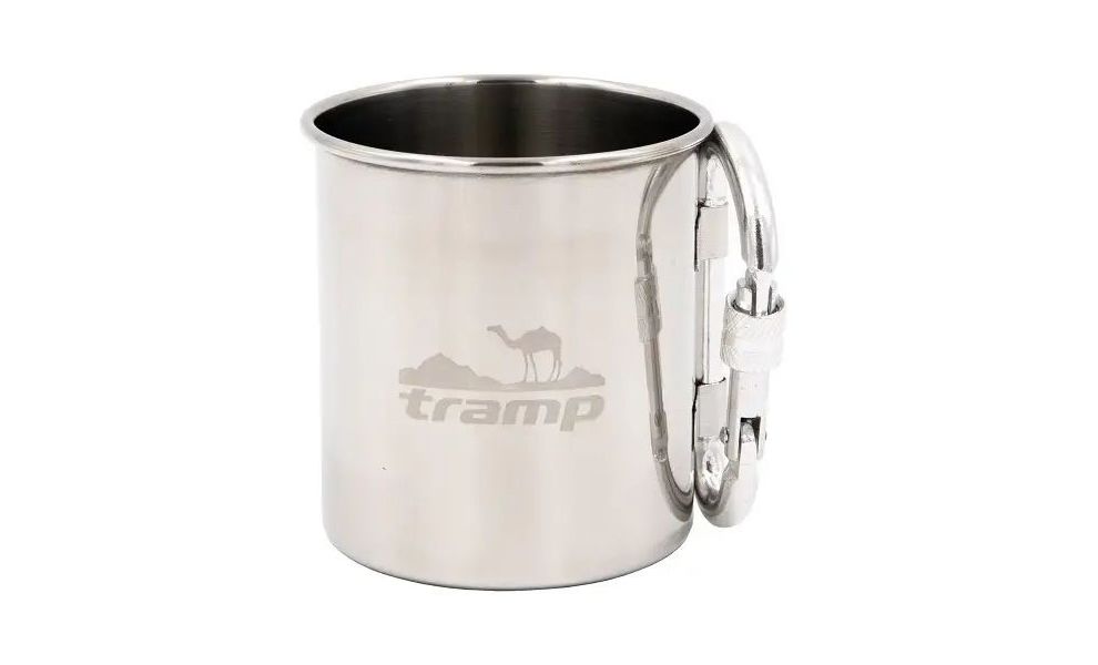 Туристична кружка з ручкою-карабіном Tramp UTRC-012 на 300 мл, нержавіюча сталь, зображення 2