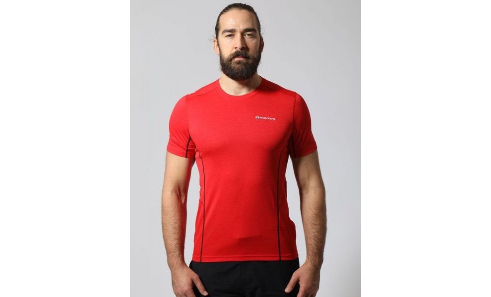 Термофутболка чоловіча Montane Dart - MDRTS (Alpine Red), Колір виробника: Alpine Red, Розмір виробника: M, зображення 2