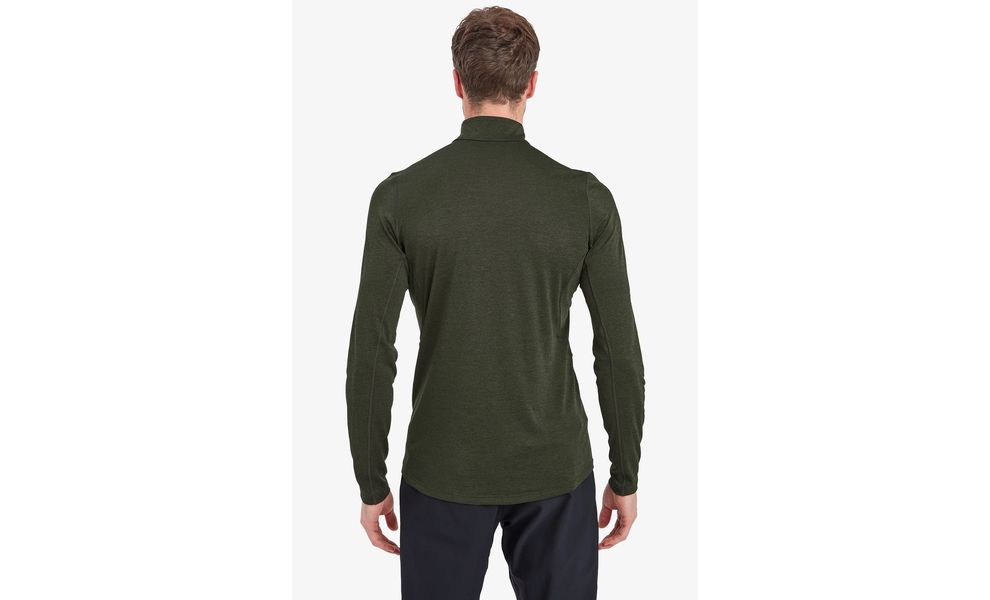 Термокофта чоловіча Montane Dart Zip Neck - MDRZN (Oak Green), Колір виробника: Oak Green, Розмір виробника: M, зображення 4