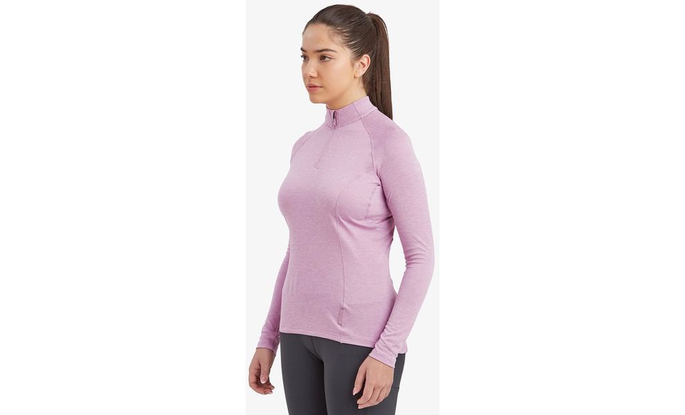 Термокофта жіноча Montane Dart Zip Neck - FDRZN (Allium), Колір виробника: Allium, Розмір виробника: XS/EU 36, зображення 3