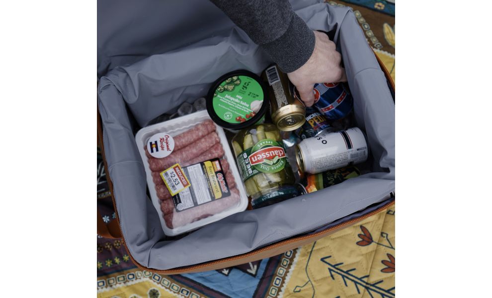 Термосумка Kelty Folding Cooler 48, 28 л, Об'єм: 28, Колір: Dull Gold-Deep Teal, зображення 5