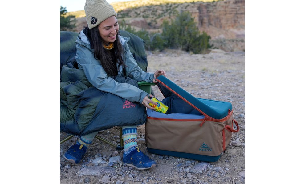 Термосумка Kelty Folding Cooler 48, 28 л, Об'єм: 28, Колір: Dull Gold-Deep Teal, зображення 8