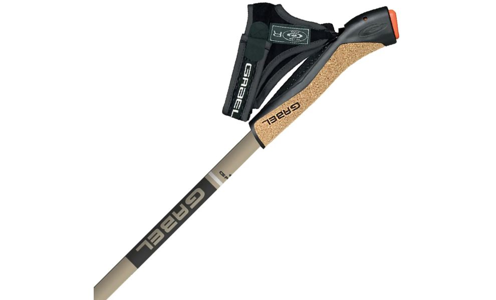 Палиці для скандинавської ходьби Gabel Stretch Lite (Sand), 75-130 см, Колір виробника: Sand, зображення 2