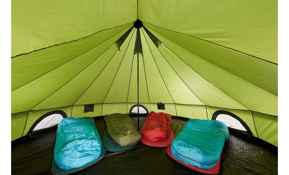 10-місний кемпінговий намет Grand Canyon Indiana 10, Кількість місць: 10, Колір: Capulet Olive, зображення 10