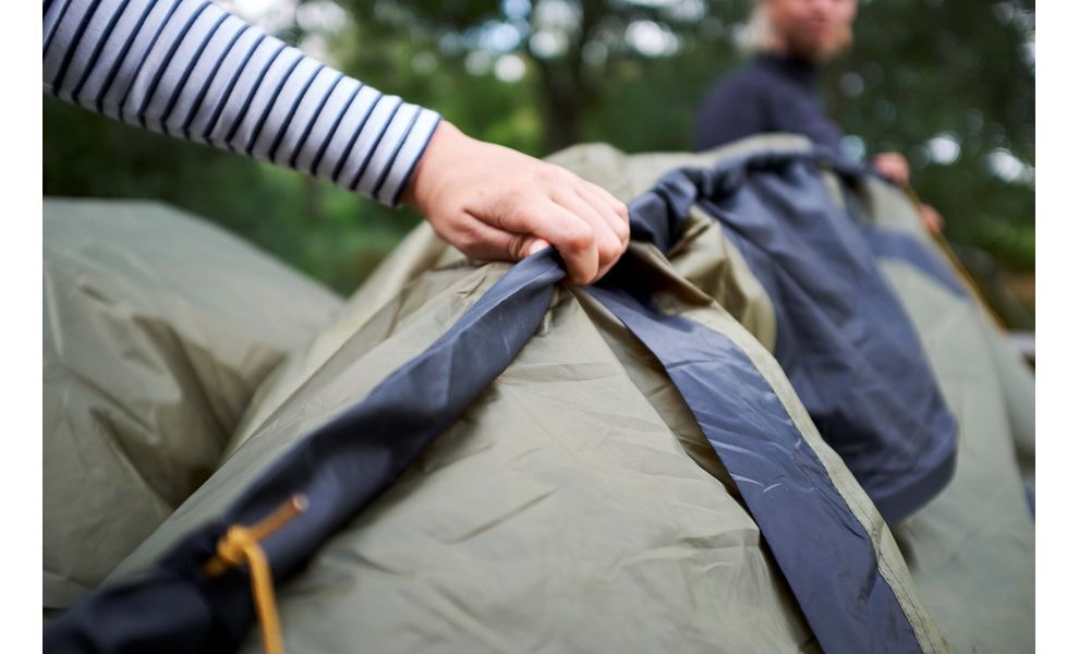 3-місний намет Grand Canyon Robson 3: двошаровий, з тамбуром, Кількість місць: 3, Матеріал каркасу: склопластик, Колір: Capulet Olive, зображення 13