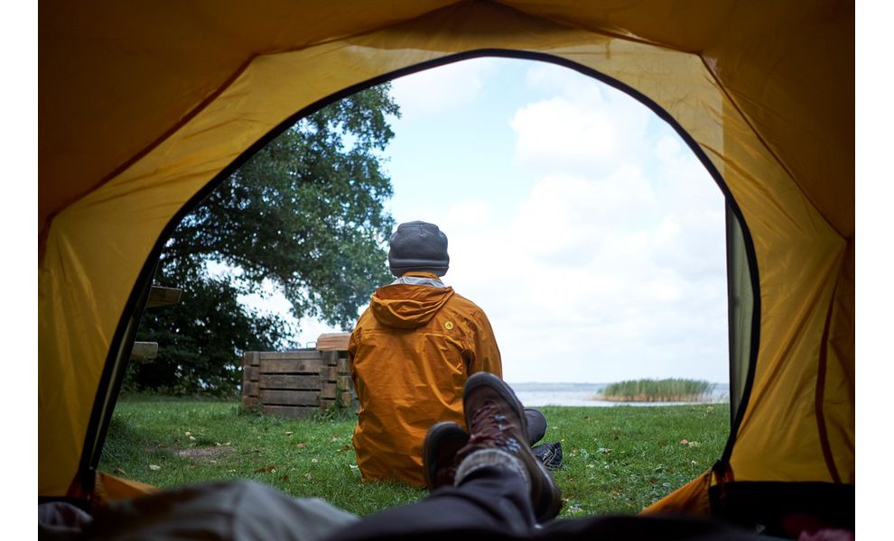 4-місний намет Grand Canyon Robson 4: двошаровий, з тамбуром, високий, Кількість місць: 4, Матеріал каркасу: склопластик, Колір: Capulet Olive, зображення 13