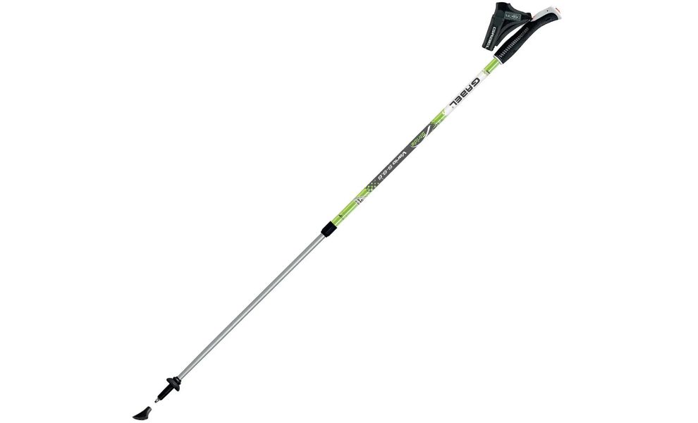 Палиці для скандинавської ходьби Gabel Vario S-9.6 (Lime), 77-130 см, Колір виробника: Lime, зображення 2