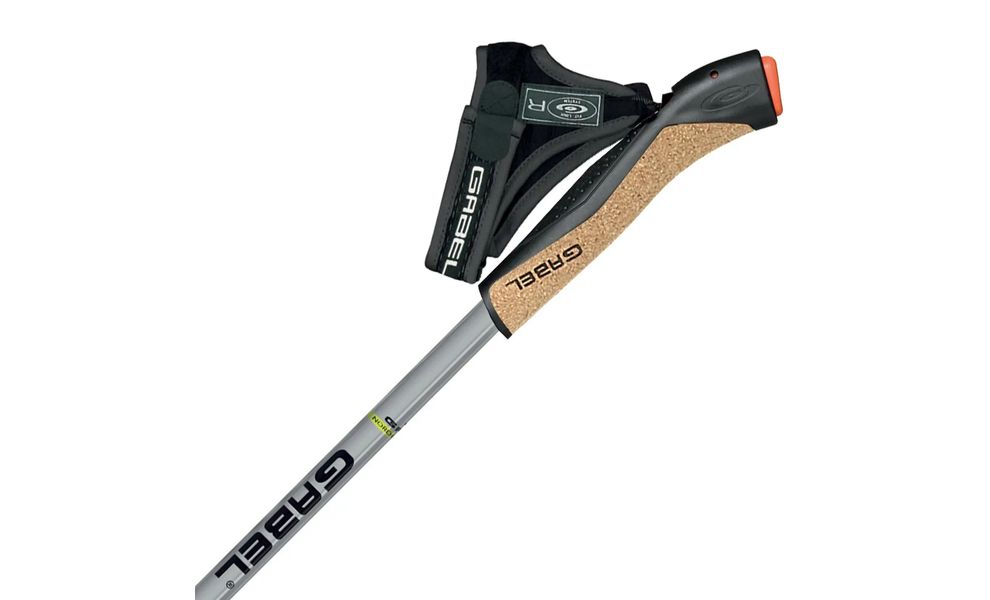 Палиці для скандинавської ходьби Gabel X-5 - 2022, 120 см, Тип розміру: 120, Колір виробника: Black/Yellow, зображення 2