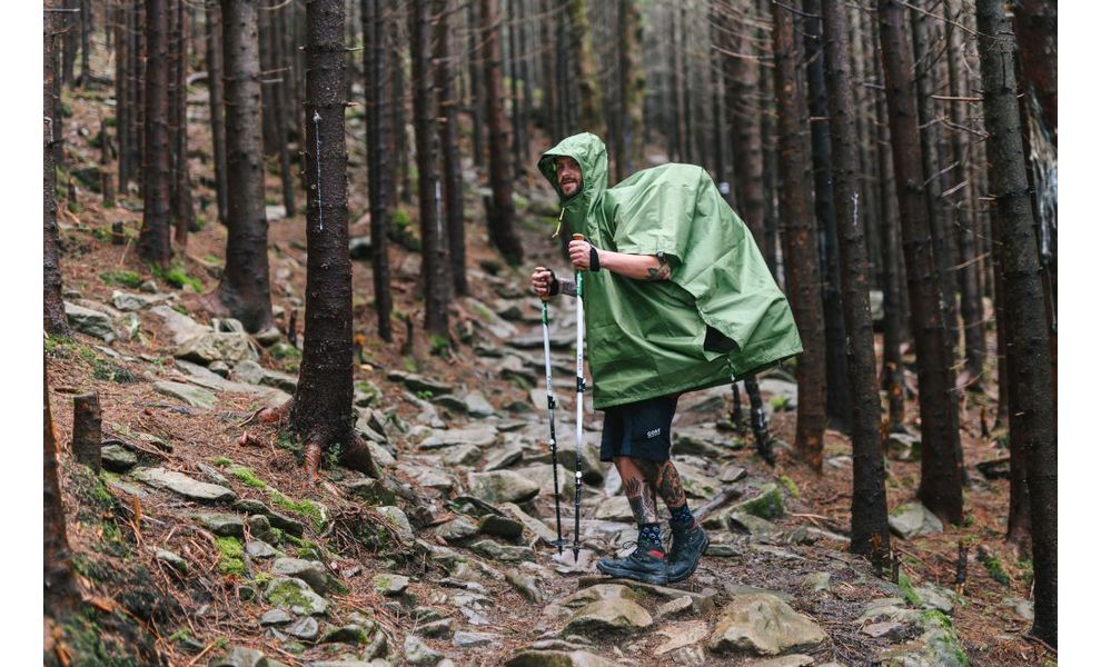 Пончо-тент Turbat Molfar (Green), S/M, Тип розміру: S/M, Колір: Green, зображення 12