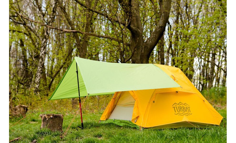 Пончо-тент Turbat Molfar (Green), S/M, Тип розміру: S/M, Колір: Green, зображення 7