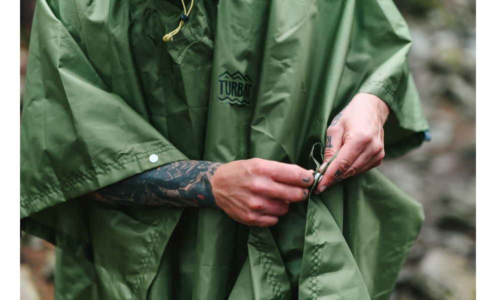 Пончо-тент Turbat Molfar (Green), S/M, Тип розміру: S/M, Колір: Green, зображення 10