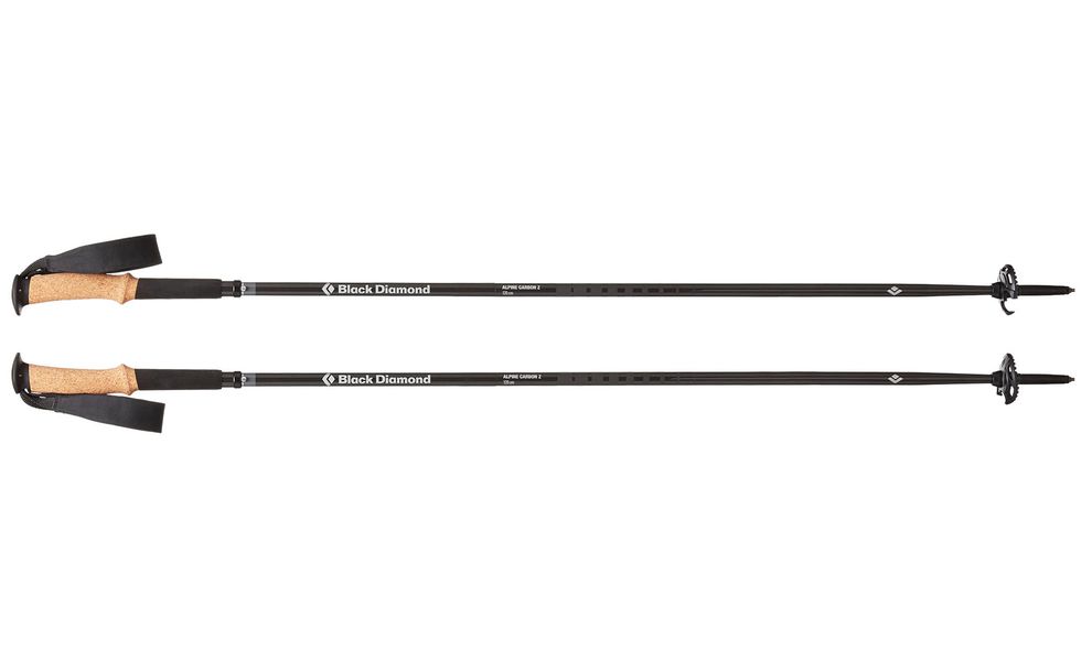 Трекінгові палиці Black Diamond Alpine Carbon Z (Pearl Black), 120 см, Тип розміру: 120, зображення 2