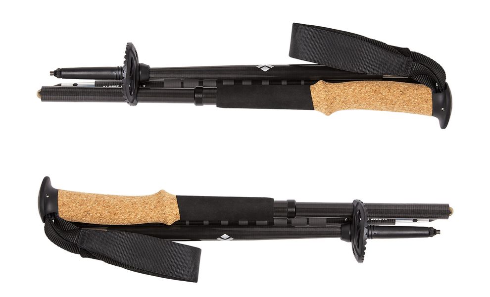 Трекінгові палиці Black Diamond Alpine Carbon Z (Pearl Black), 120 см, Тип розміру: 120, зображення 4