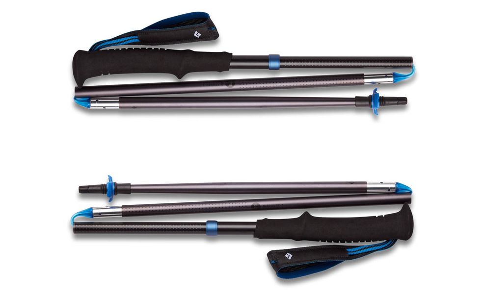 Трекінгові палиці Black Diamond Distance Z (Pewter), 120 см, Тип розміру: 120, Колір: Pewter, зображення 4