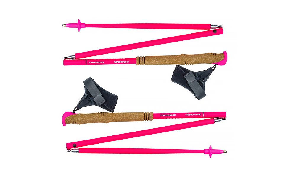 Трекінгові палиці Komperdell Carbon FXP Team (Pink), 125 см, Тип розміру: 125, Колір: Pink, зображення 3