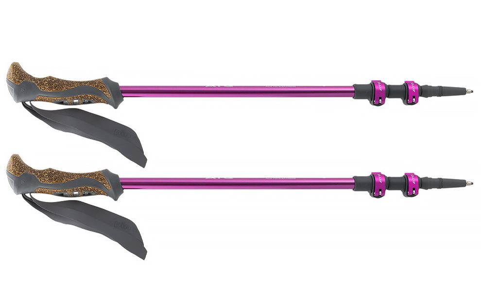 Трекінгові палиці Pinguin Ascent  FL Cork (Purple), 100-135 см, Тип розміру: 100-135, Колір: Purple, зображення 3