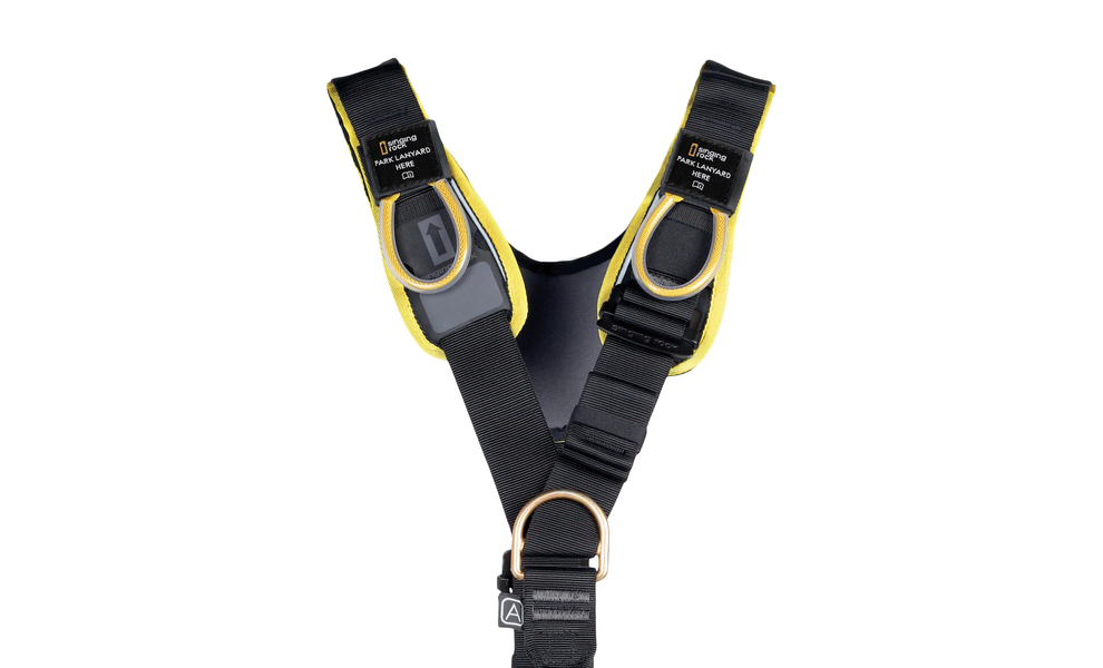 Повна обв'язка Singing Rock Expert 3D Speed Steel (Black/Yellow), Колір виробника: Black/Yellow, Тип розміру: XL, зображення 7