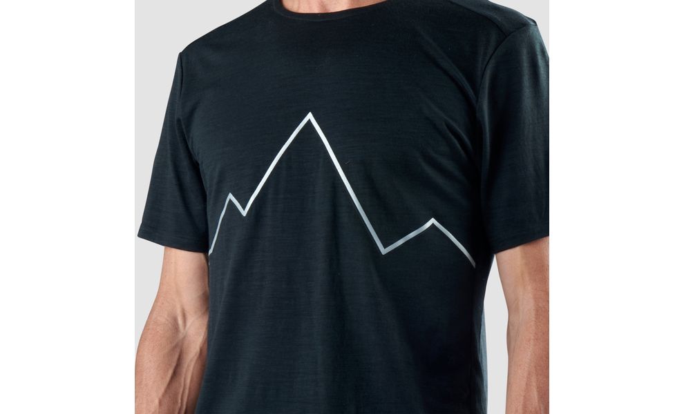 Футболка чоловіча Ultimate Direction Jason Schlarb Merino (Onyx), Колір виробника: Onyx, Розмір: S, зображення 5
