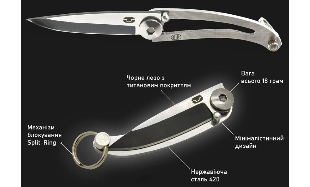 Брелок-ніж True Utility Bare, зображення 2