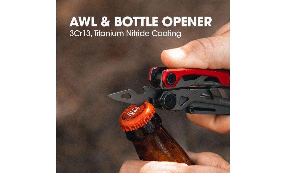 Мультитул з бітами True Utility Ti Pocket Multi Tool - 10 функцій, зображення 6