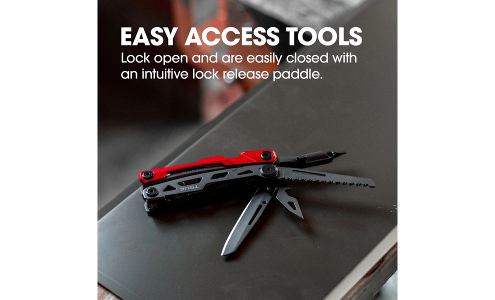 Мультитул з бітами True Utility Ti Pocket Multi Tool - 10 функцій, зображення 7