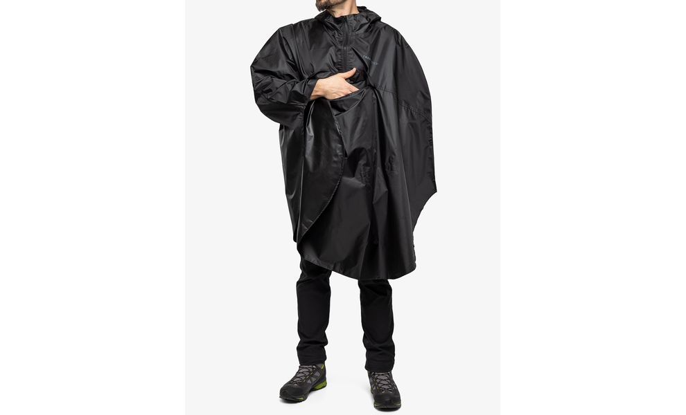 Дощовик-пончо Trekmates Rove Poncho (Black), Колір: Black, зображення 2