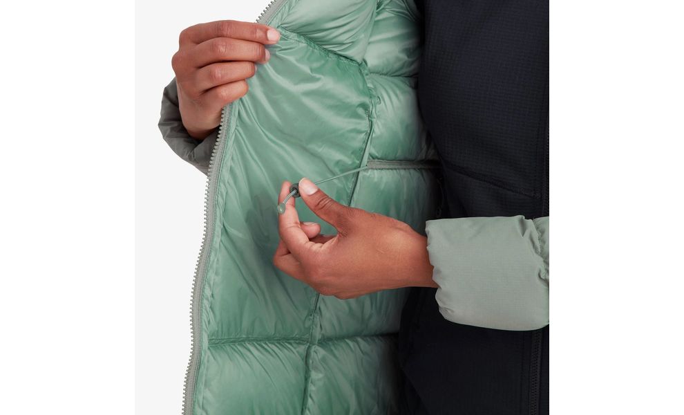 Пуховик жіночий Montane Tundra Hoodie - FTUNH (Eucalyptus), Колір виробника: Eucalyptus, Розмір: XS/EU 36, зображення 11