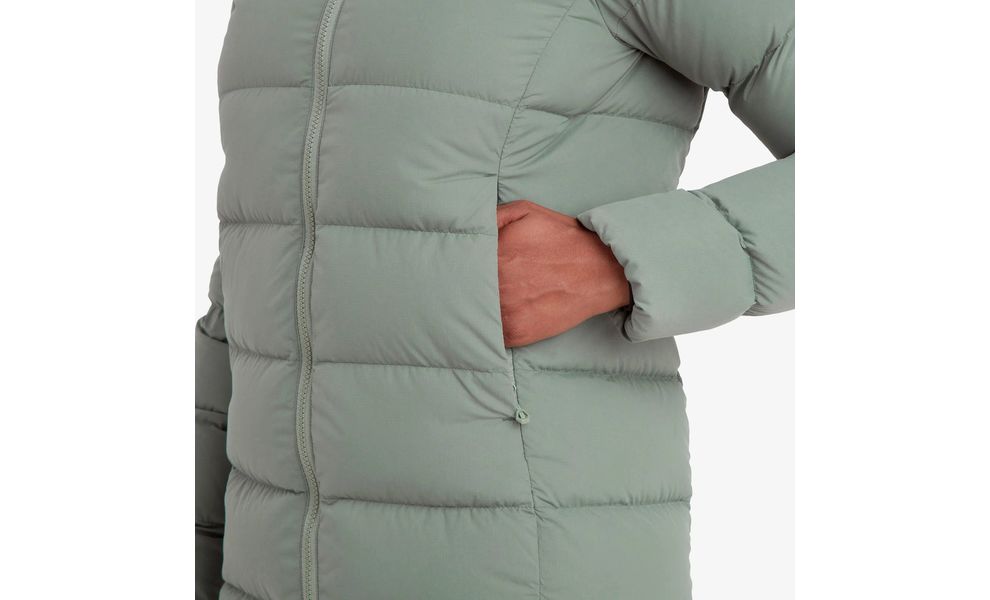 Пуховик жіночий Montane Tundra Hoodie - FTUNH (Eucalyptus), Колір виробника: Eucalyptus, Розмір: XS/EU 36, зображення 9