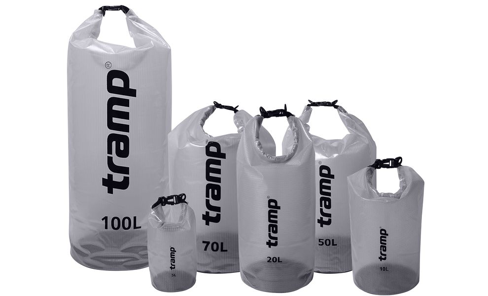 Гермомішок Tramp UTRA-196 (прозорий), 10 л, Об'єм: 10, Колір виробника: прозорий, зображення 2