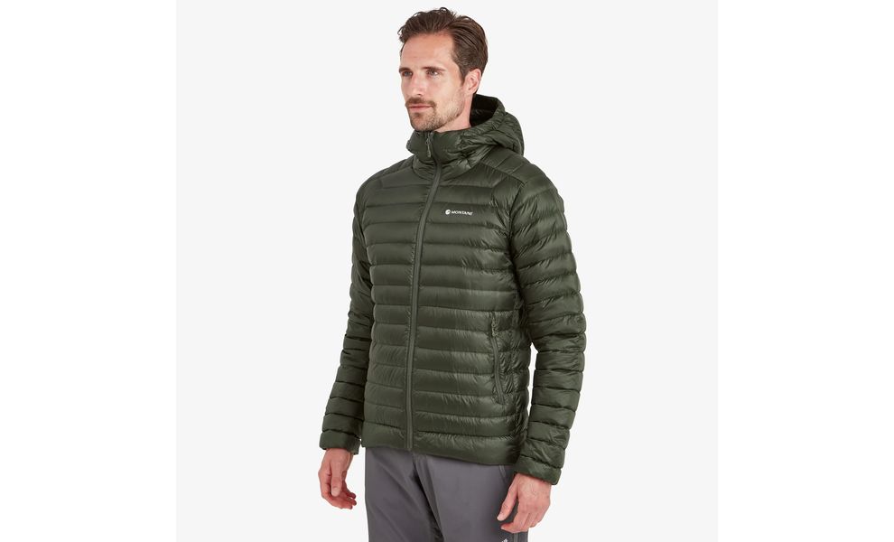 Лайнер чоловічий Montane Anti-Freeze Hoodie - MAFRH (Oak Green), Колір виробника: Oak Green, Розмір: L, зображення 5