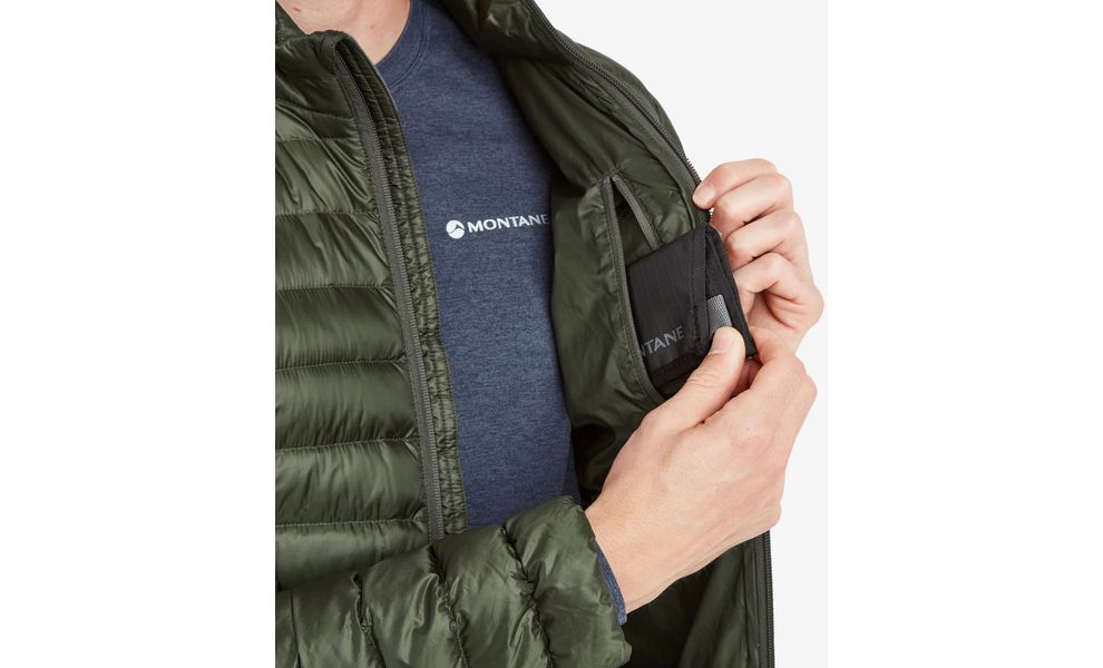 Лайнер чоловічий Montane Anti-Freeze Hoodie - MAFRH (Oak Green), Колір виробника: Oak Green, Розмір: L, зображення 8