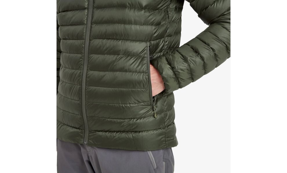 Лайнер чоловічий Montane Anti-Freeze Hoodie - MAFRH (Oak Green), Колір виробника: Oak Green, Розмір: L, зображення 9