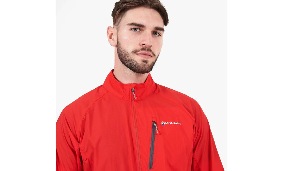 Вітрівка чоловіча Montane Featherlite Trail - MFTJA (Flag Red), Колір виробника: Flag Red, Розмір: S, зображення 4