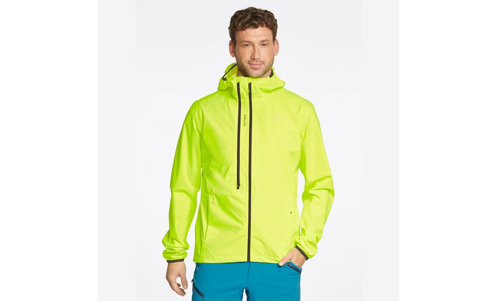 Штормівка чоловіча Ziener 239214 Naron (737/Poison Yello), Колір виробника: 737/Poison Yello, Розмір: 48, зображення 3