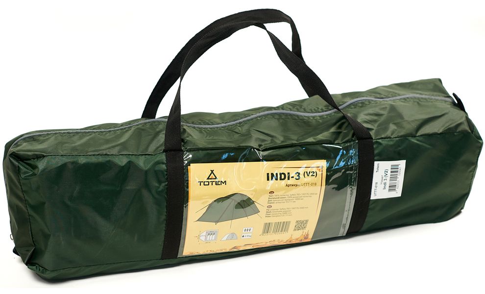 3-місний намет Totem Indi 3 V2: двошаровий, з тамбуром, зображення 16
