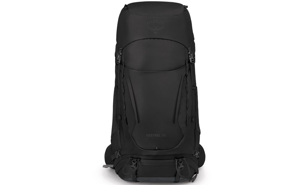 Рюкзак Osprey Kestrel 58 - S/M (Black), Об'єм: 56, Колір виробника: Black, Тип розміру спинки: S/M, зображення 2
