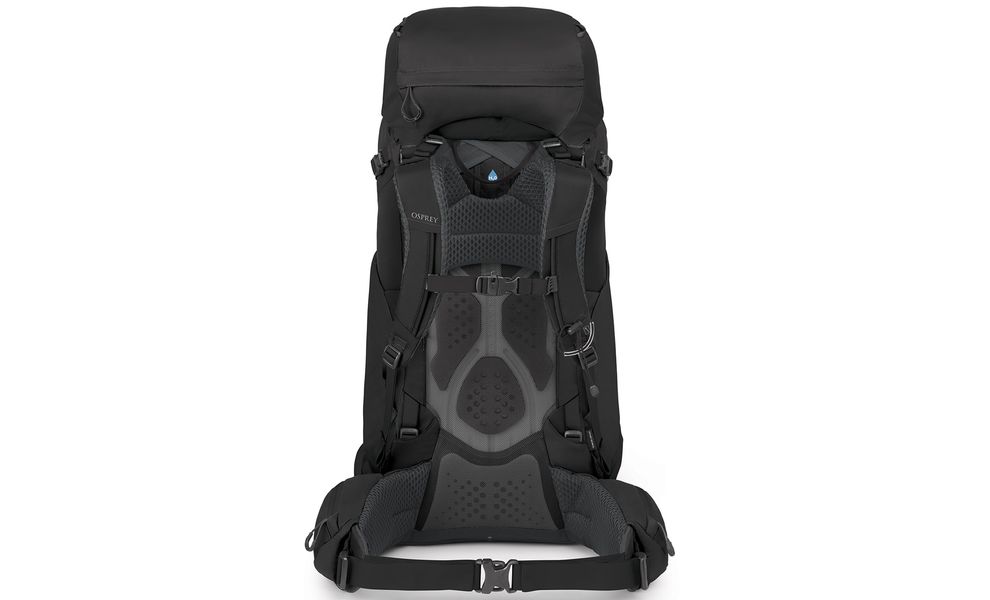 Рюкзак Osprey Kestrel 58 - S/M (Black), Об'єм: 56, Колір виробника: Black, Тип розміру спинки: S/M, зображення 4