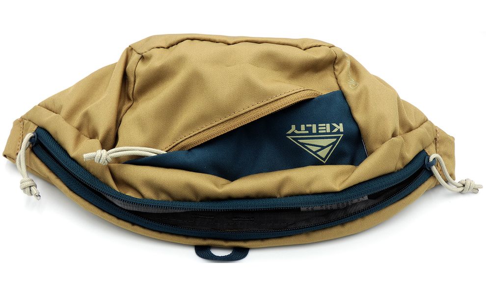 Сумка на пояс Kelty Giddy (Dull Gold/Reflecting Pond), 3 л, Об'єм: 3, Колір виробника: Dull Gold/Reflecting Pond, зображення 6