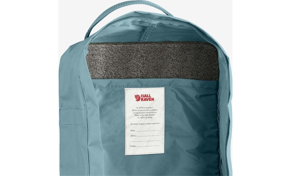 Рюкзак Fjallraven Kanken Mini (501/Sky Bue), 7 л, Об'єм: 7, Колір виробника: 501/Sky Bue, зображення 2