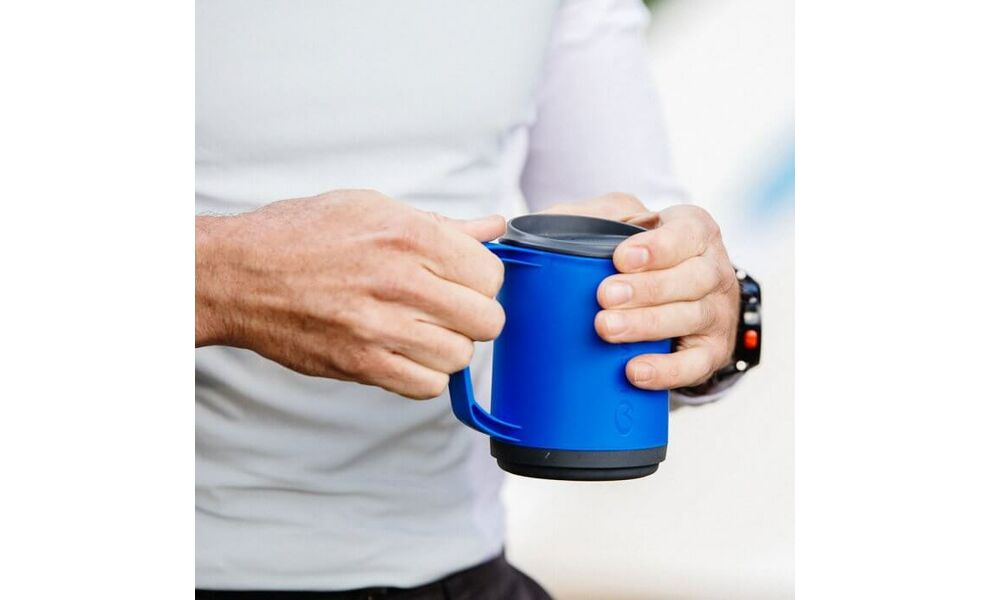 Туристична термочашка з кришкою Lifeventure Ellipse на 350 мл, харчовий пластик, Об'єм: 350, Колір: Graphite, зображення 2