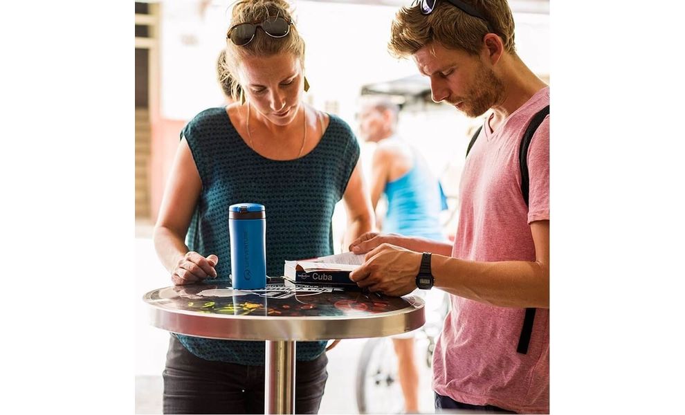 Термокружка для кави з поїлкою Lifeventure Flip-Top Thermal (Black) на 300 мл, Об'єм: 300, Колір: Black, зображення 6