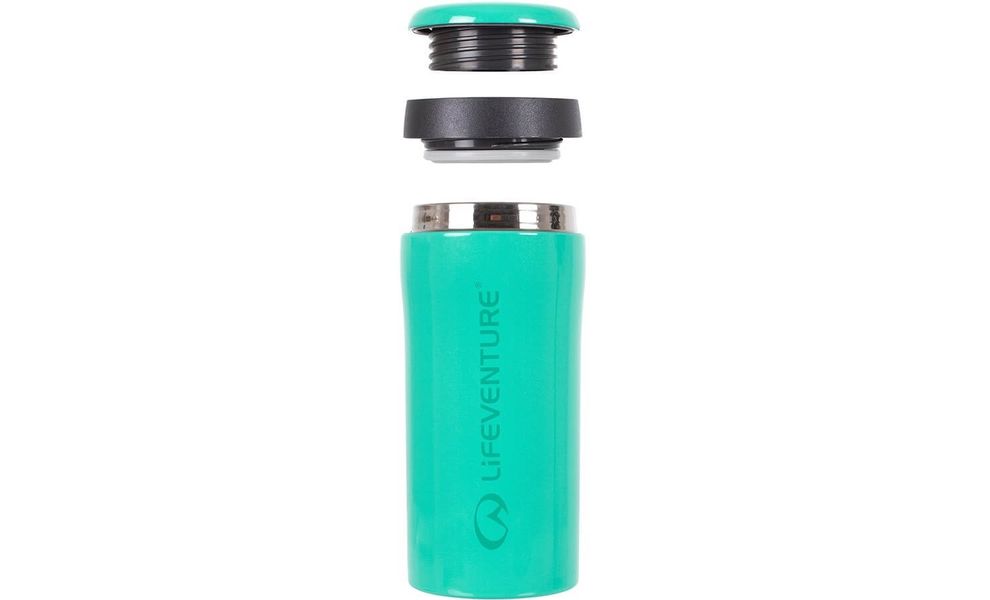 Термокружка для кави Lifeventure Thermal (Aqua) на 300 мл: герметична кришка, Об'єм: 300, Колір: Aqua, зображення 2